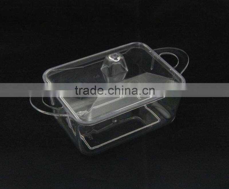 Food grade plastic plastic food packaging yogurt container /any color plastic container with lid
