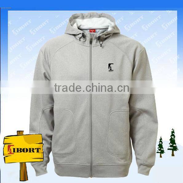 JHDM-550 light grey jackets with hoody/mens zip hoody