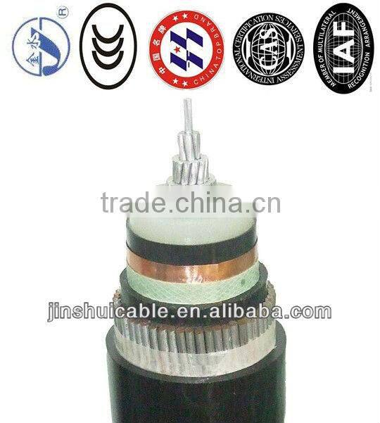 High voltage single core XLPE power cable 11kv 6/10(12)kV