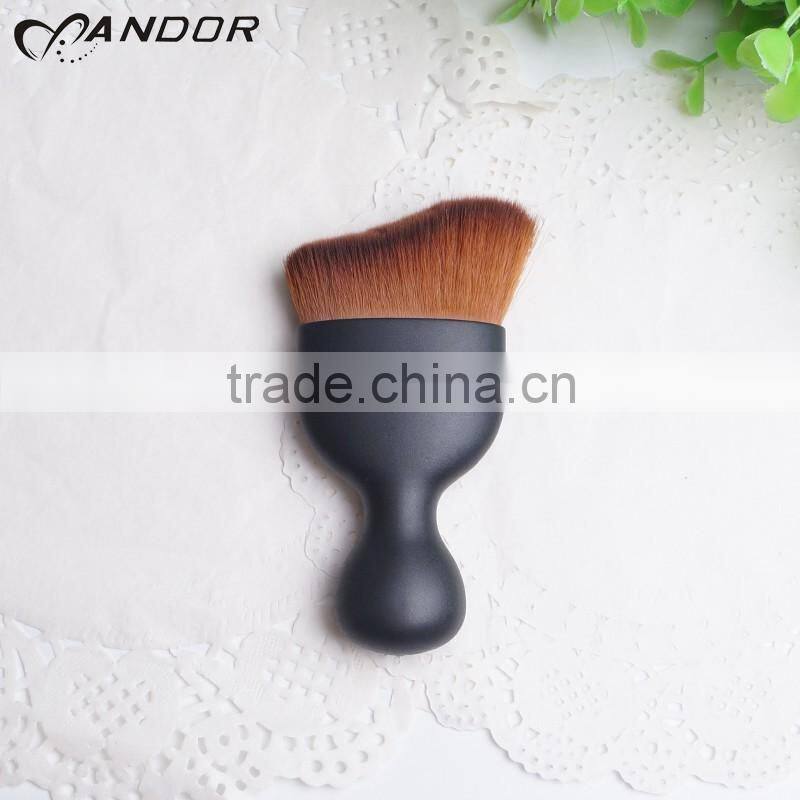 Unique synthetic hair mini purple makeup brushes