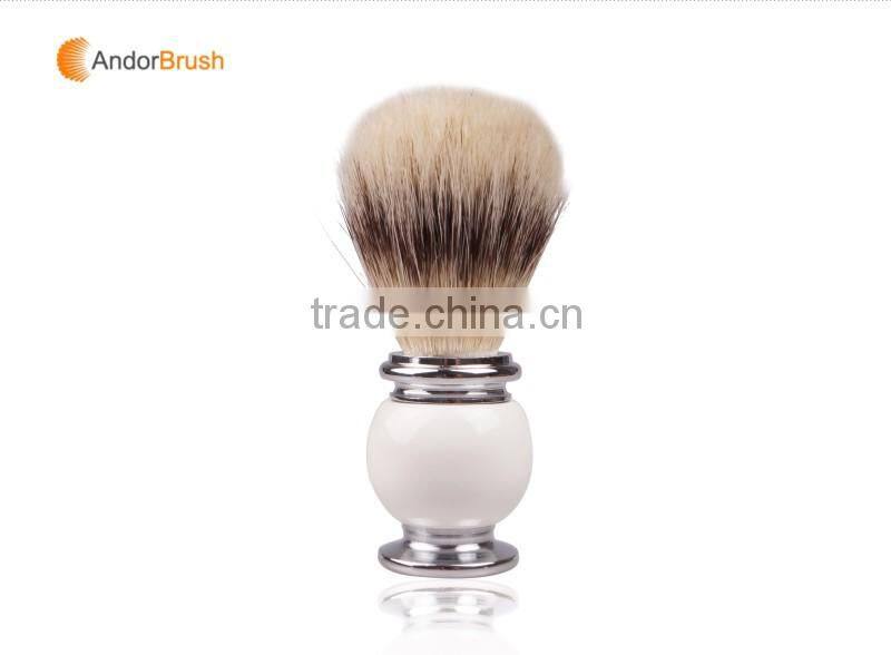 Hot sale silvertip badger hair shaving brush with shaving razor