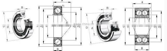 Mini ball bearing 706C angular contact ball bearing