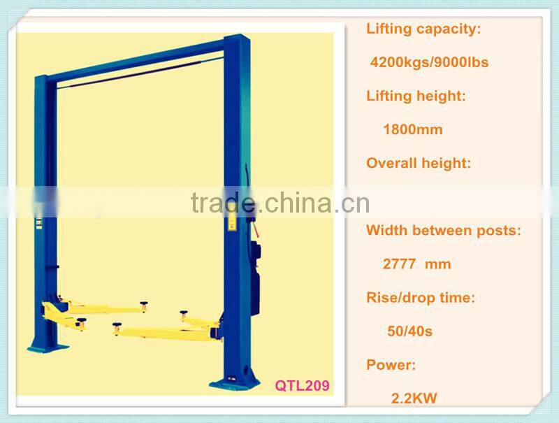 two post car wash lift equipment