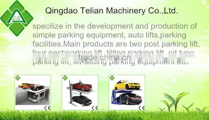 Hydraulic mechanical inground vertical hydraulic garage car elevator