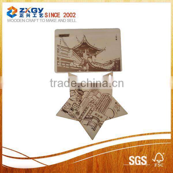 Square Wooden Crafts Arts, Antique Art Mind Wood Crafts