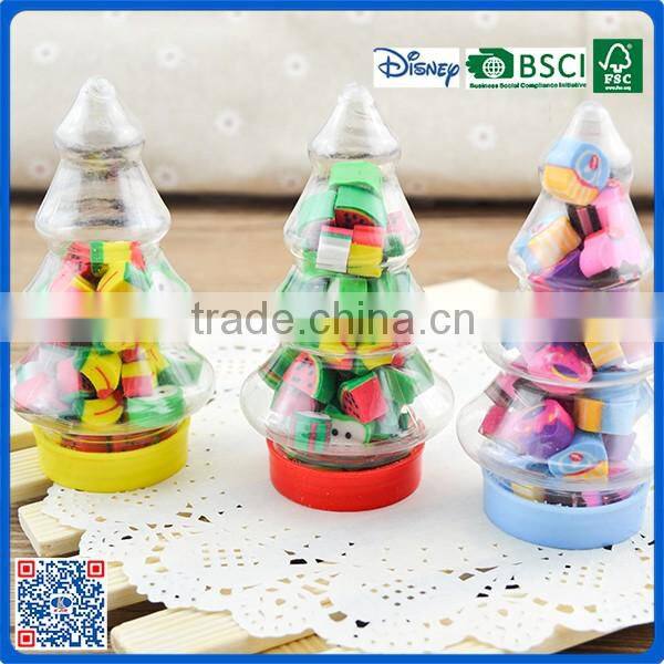 wholesale fancy custom shaped rubber eraser for gift