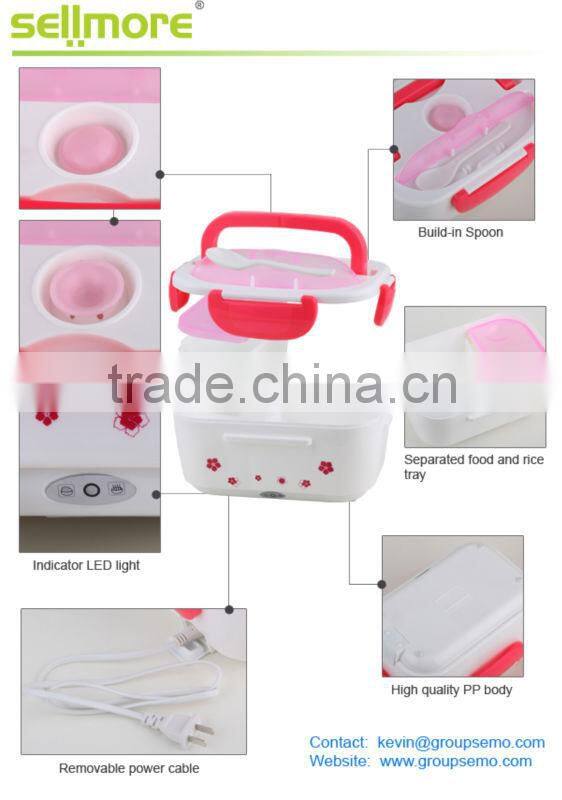2013 New style innovative electronic lunch box
