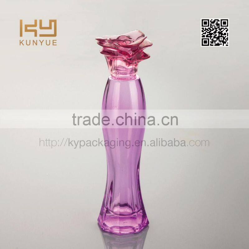flower shaped k resin plastic perfume cap