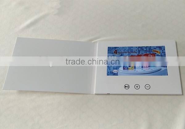hot sale video greeting card with 2.4", .4.3" , 5", 7", 9", 10" LCD screen