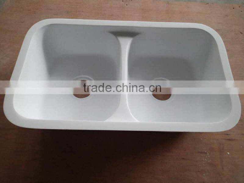 Under Mount Kitchen Sink/New design double bowl large kitchen sink