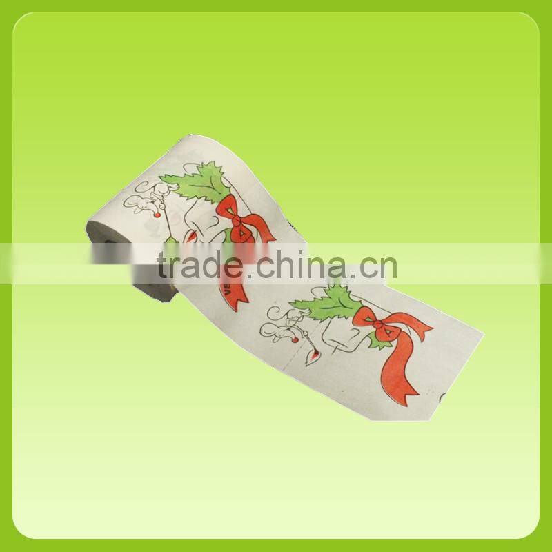 custom designed novelty printed toilet paper