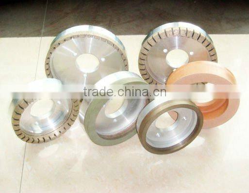 diamond wheel for arc edge glass process