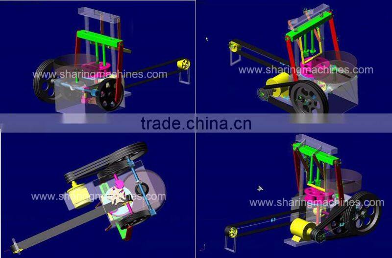 Professional Mechanical coal/charcoal/coke powder briquetting machine