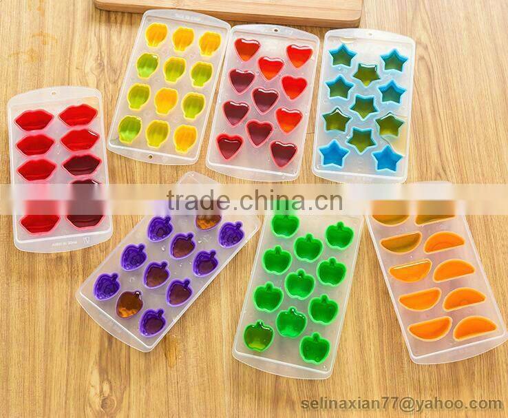 NEW Novelty Fruit Ice Juice Cube Tray Chocolate Jelly Silicone Mould Party