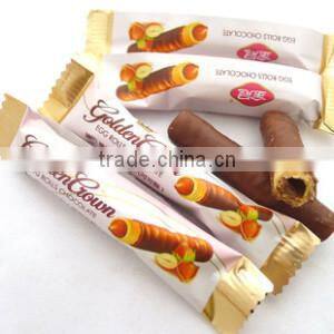 KH full automatical centre filling egg roll machine / egg roll production line / wafer roll making machine