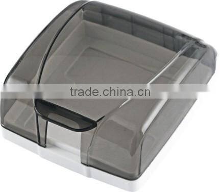 2015 Wholesaler Wallpad for Wall Switch Socket Outlet 86 type Black Transparent Waterproof Electrical Plastic Box Enclosures