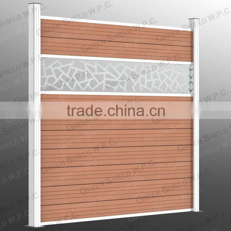 WPC Fence/Wood Plastic Fence/Enclosure Wall 1.8m/2.0m
