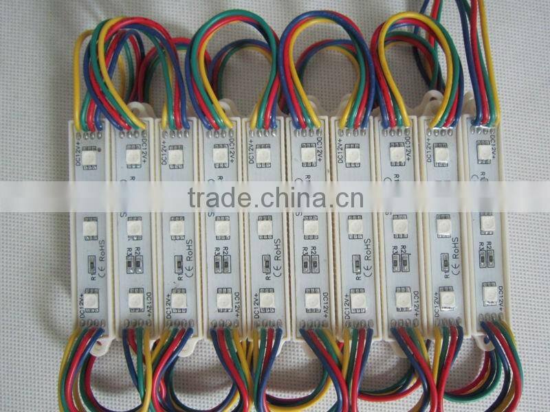 High quality DC 12V 5050 RGB LED Module Lighting for advertisement