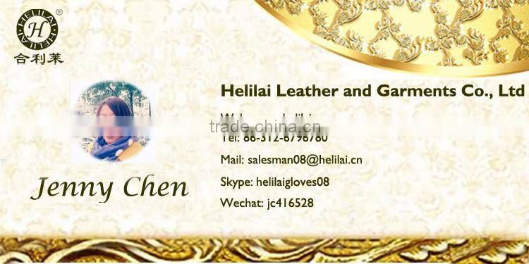 Helilai Hot selling Ladies Unlined Sheep Leather Gloves Women Winter Leather Motorcycle Gloves
