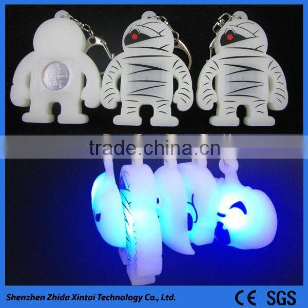 wholesale on alibaba silicone promotional ring fur keychain