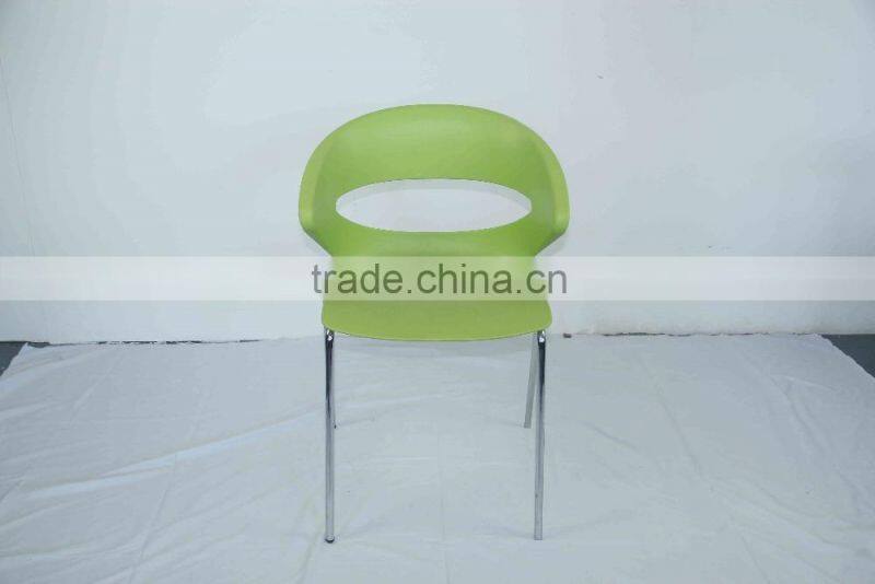 Low price stacking plastic restaurant dining chair YP-P11