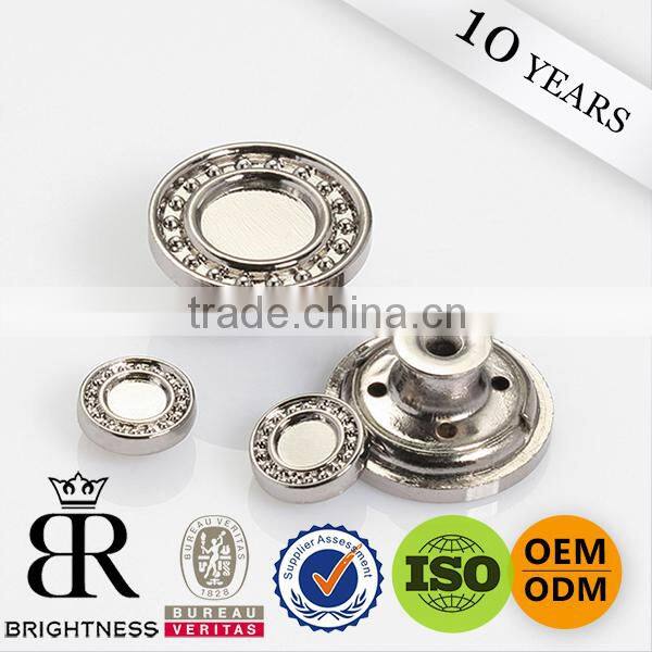 Custom Rhinestone Jeans Rivet Buttons For Garment