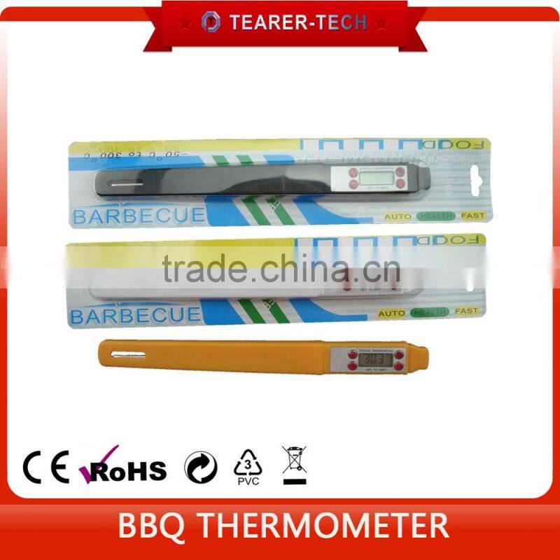-50~300C Pen type wholesale cheap digital food cooking thermometer with selectable probes TL-FT04B