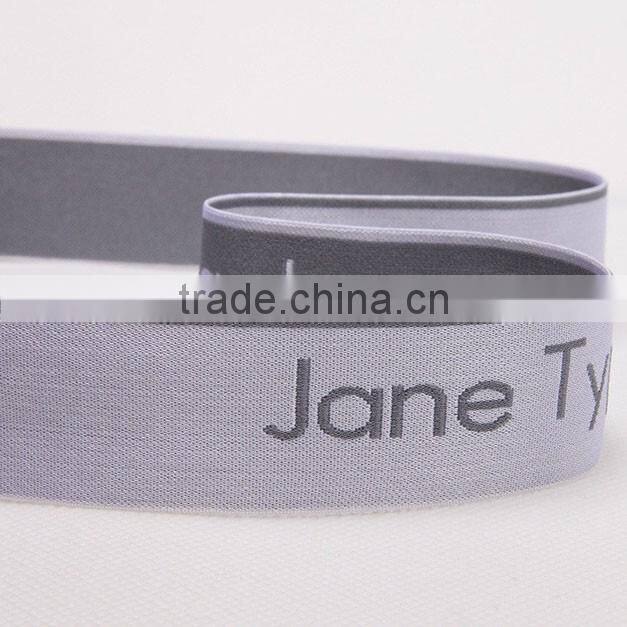 custom logo high quality nylon mens clothes elastic band