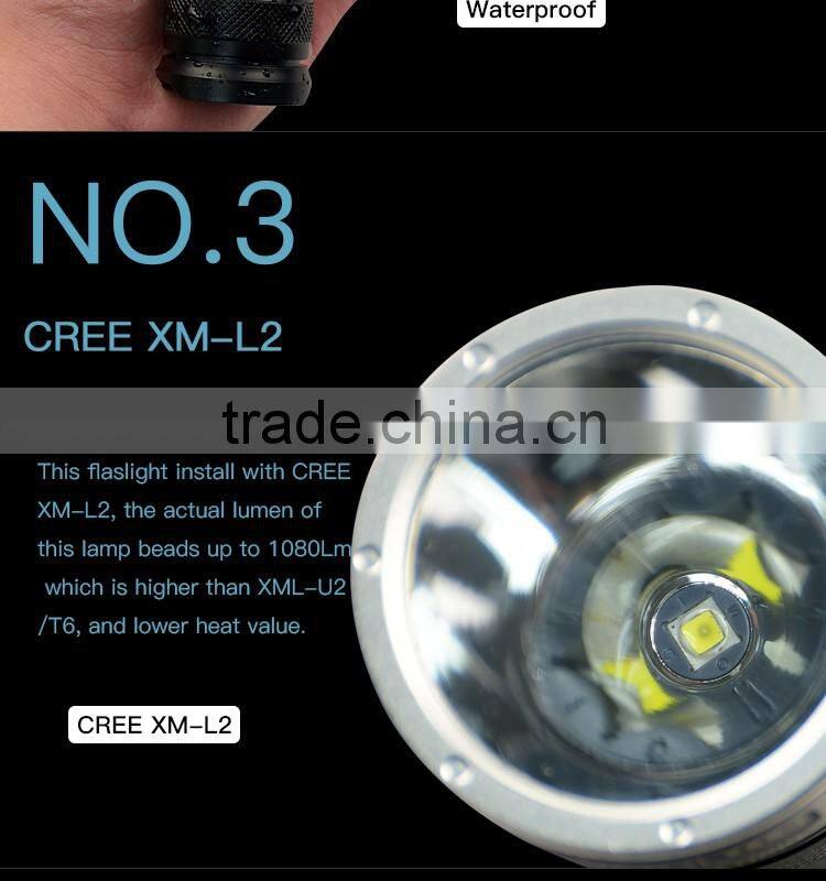 Flashlight sex toy for man 1000 Lumen XML L2 torch light for hunting camping