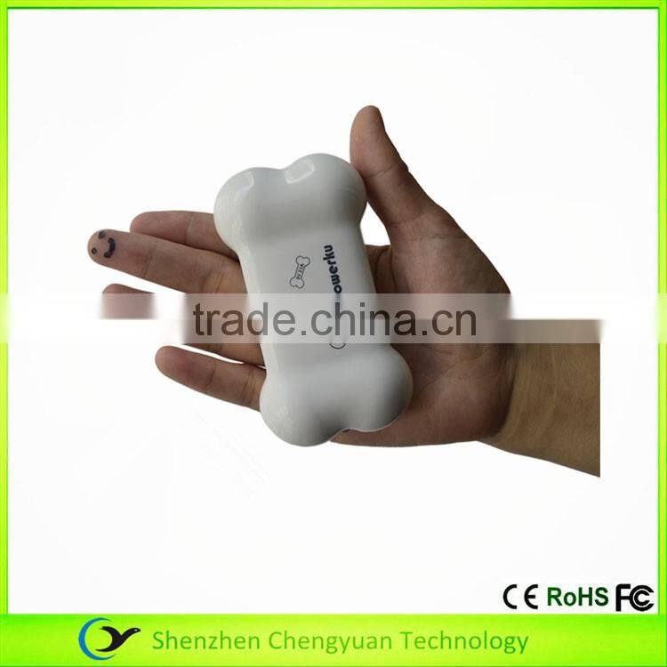 Wholesale Full Capacity Lovely Power Bank 5200mAh portable phone charger With LED