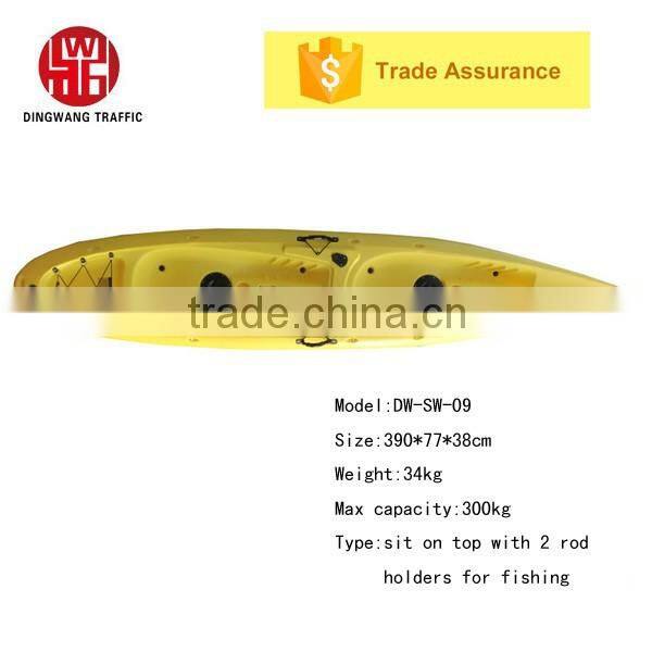2015 Popular Rotational mould 2 Person Plastic Fishing Kayak