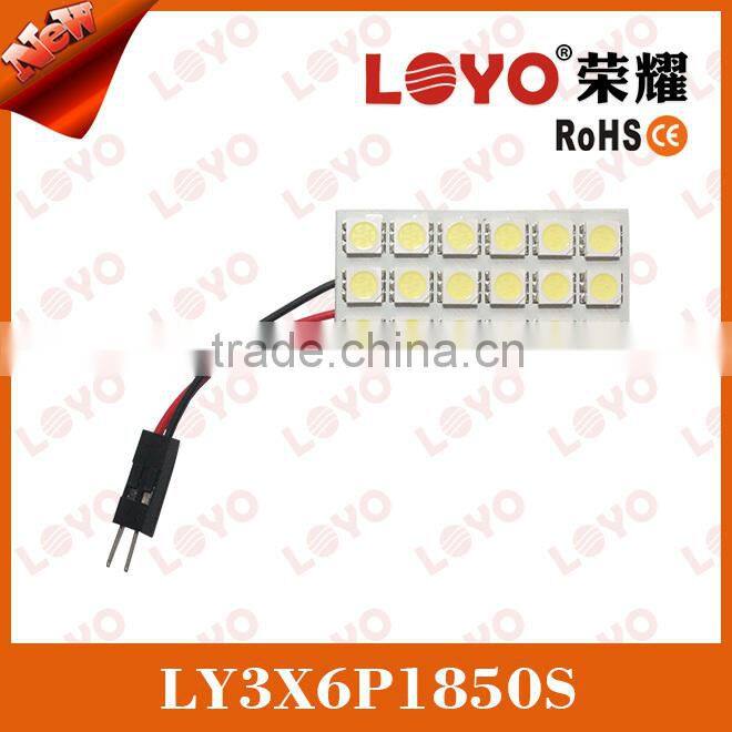 PCB LED auto car light T10/BA9S/Festoon 18 LEDs led light spare parts