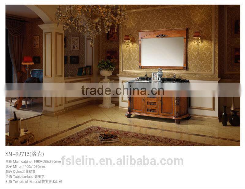 Classical solidwood bathroom furniture& wash basin& vanities LS-99715