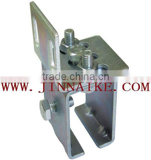 high quality hanger roller bracket with white galvanized