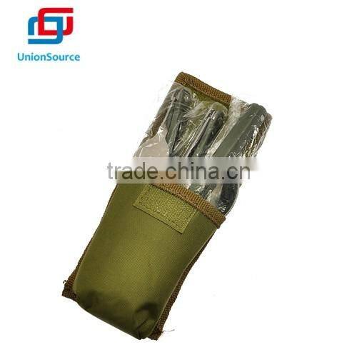 3pcs Outdoor Portable Folding Camping Stainless Steel Knife Fork Spoon Set
