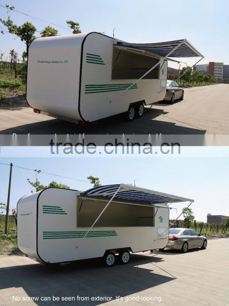 2015 hot sales best quality mobile food scooter caravan donut food caravan mobile snack food caravan