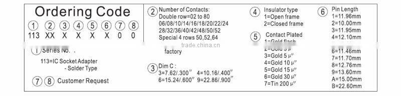 1.778mm DIP IC Socket