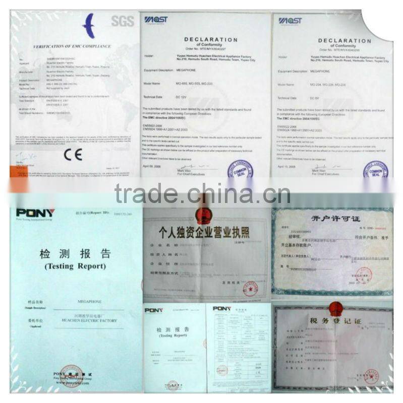 MP3+12v DC JACK+ USB/SD card slot 45W USB big megaphone