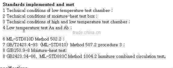 Programmable Constant Temperature & Humidity test cabinet supplier