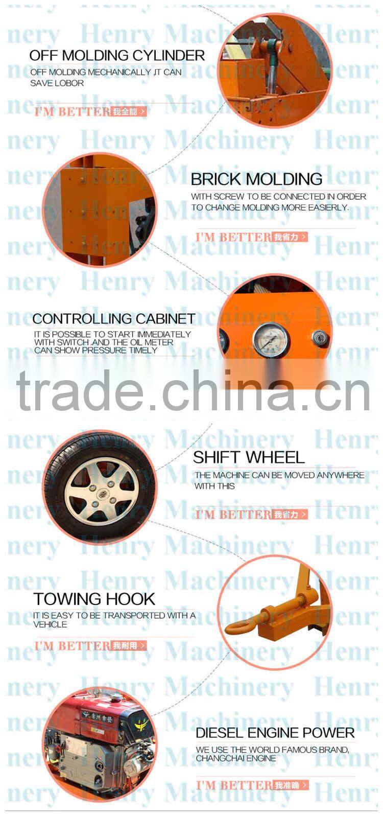 HR1-20 hydraform solid interlocking brick making machines price in South Africa