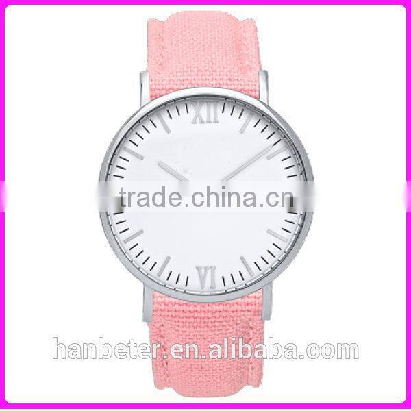 Big Roman numerals watch dial making brand Mens Watch Excellence Quartz with nylon straps