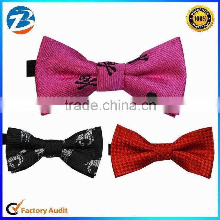 New Fashion Polyester Jacquard Cartoon Printed Baby Bowtie