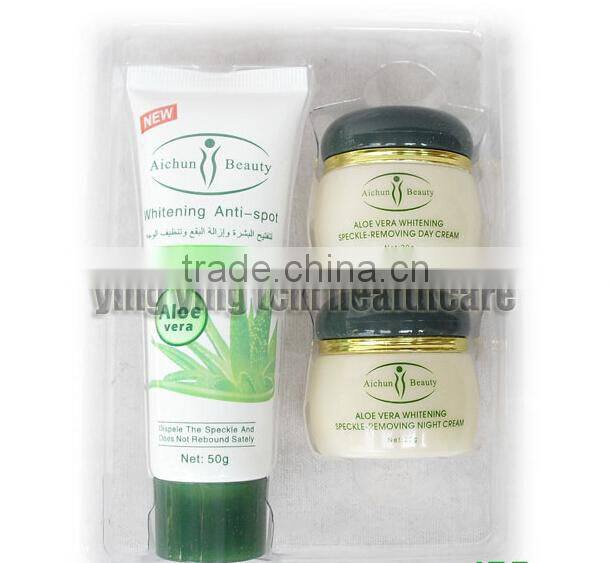 Aichun Aloe freckle removing cream anti spot anti freckel day cream+night cream freckle spots remove cream