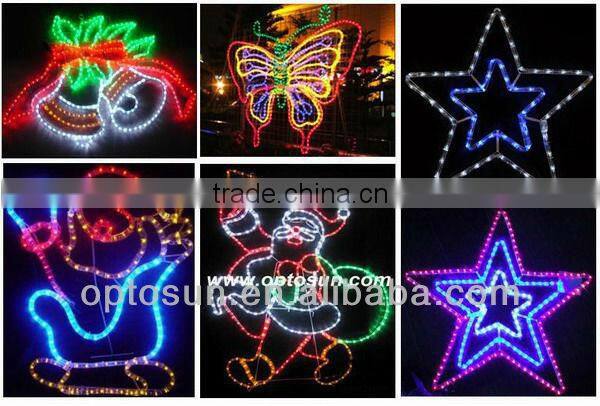 100m/roll led strip light 220-240v Rope Light With CE RoHS Certification Wateproof Flexible LED Rope Light