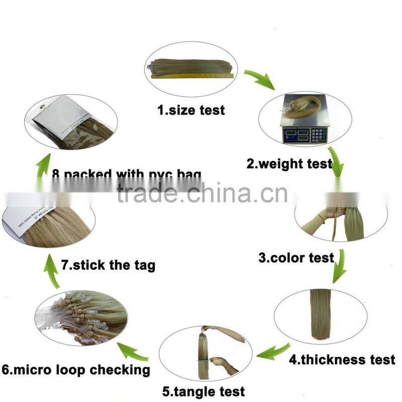 100% Cheap Remy Micro Loop Hair Extension