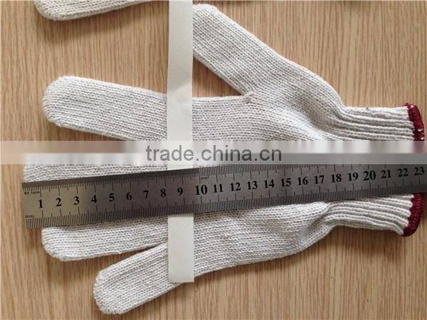 22cm white cotton hand gloves