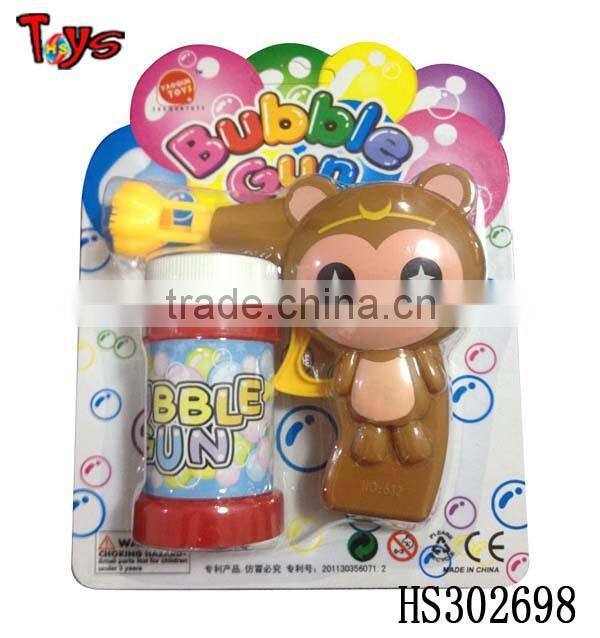 top item fashion plastic gun soap bubble bottle
