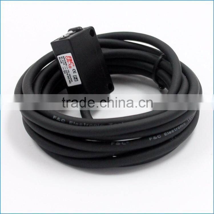 small square 12-24V dc diffuse photoelectric sensor with CE