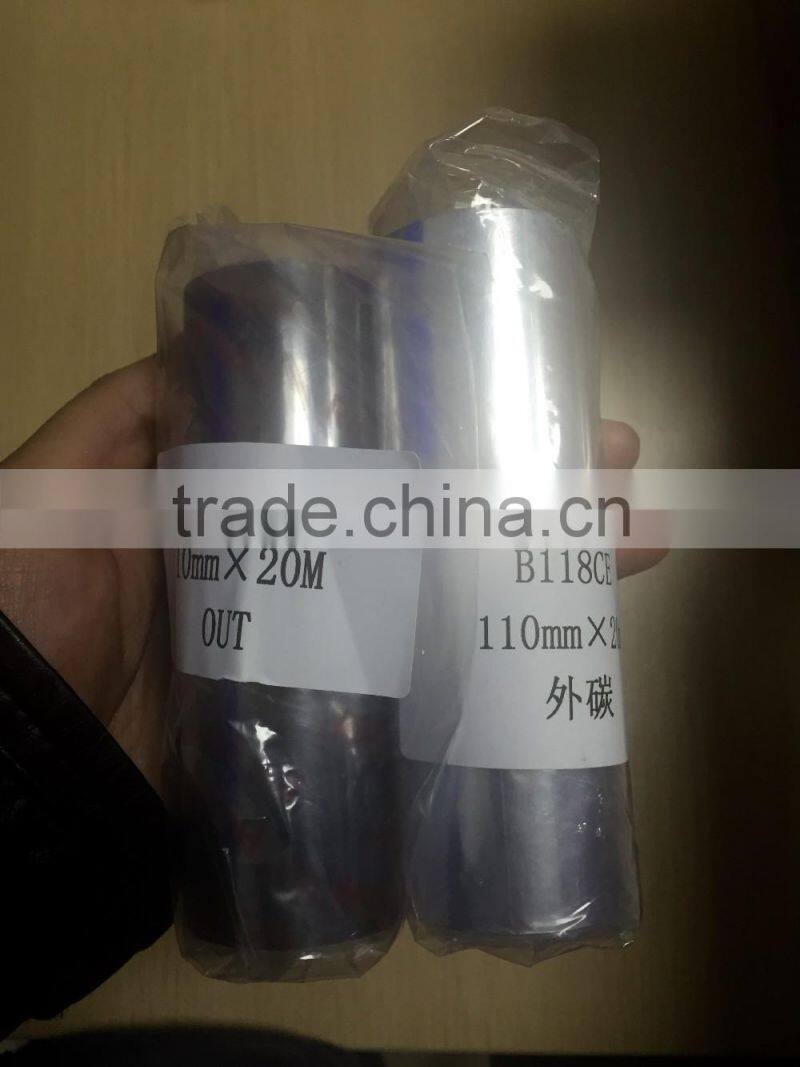 real images of printer resin ribbons B118B 110mm*20m out