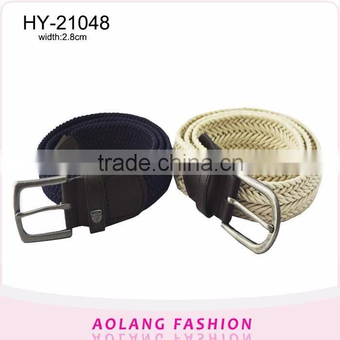 Simple style decorative webbing belt for men and women